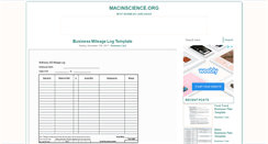 Desktop Screenshot of macinscience.org